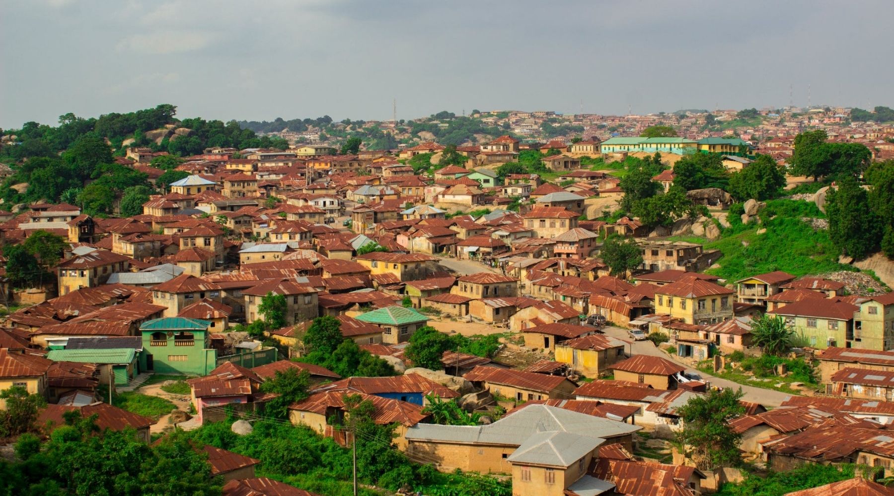 landscape photo of houses